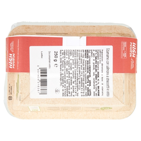 Piatto Pronto Orzo, Edamame e Salmone, 260 g